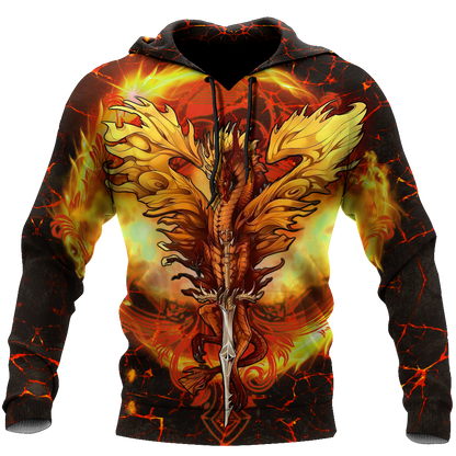 Fire Dragon Over Printed TP