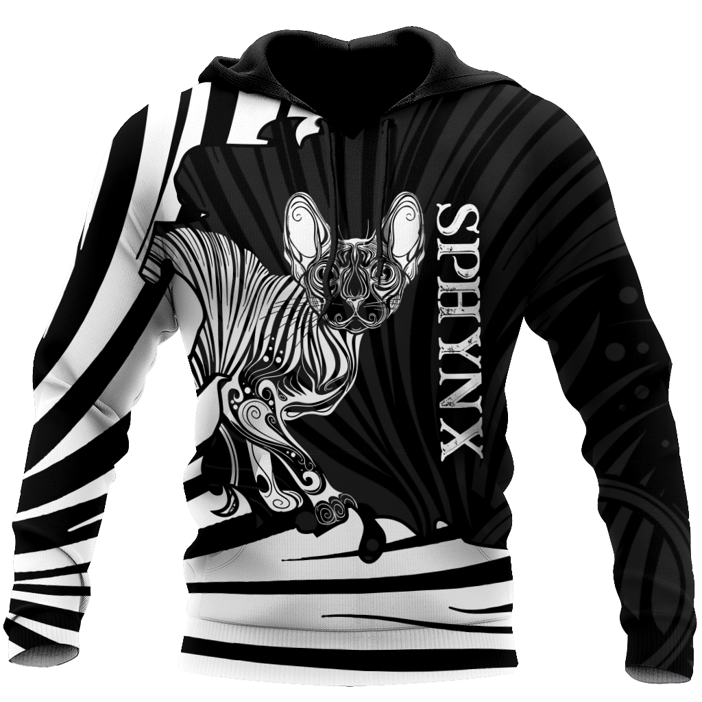 Sphynx cat tattoos 3D All Over Printed shirt & short for men and women PL
