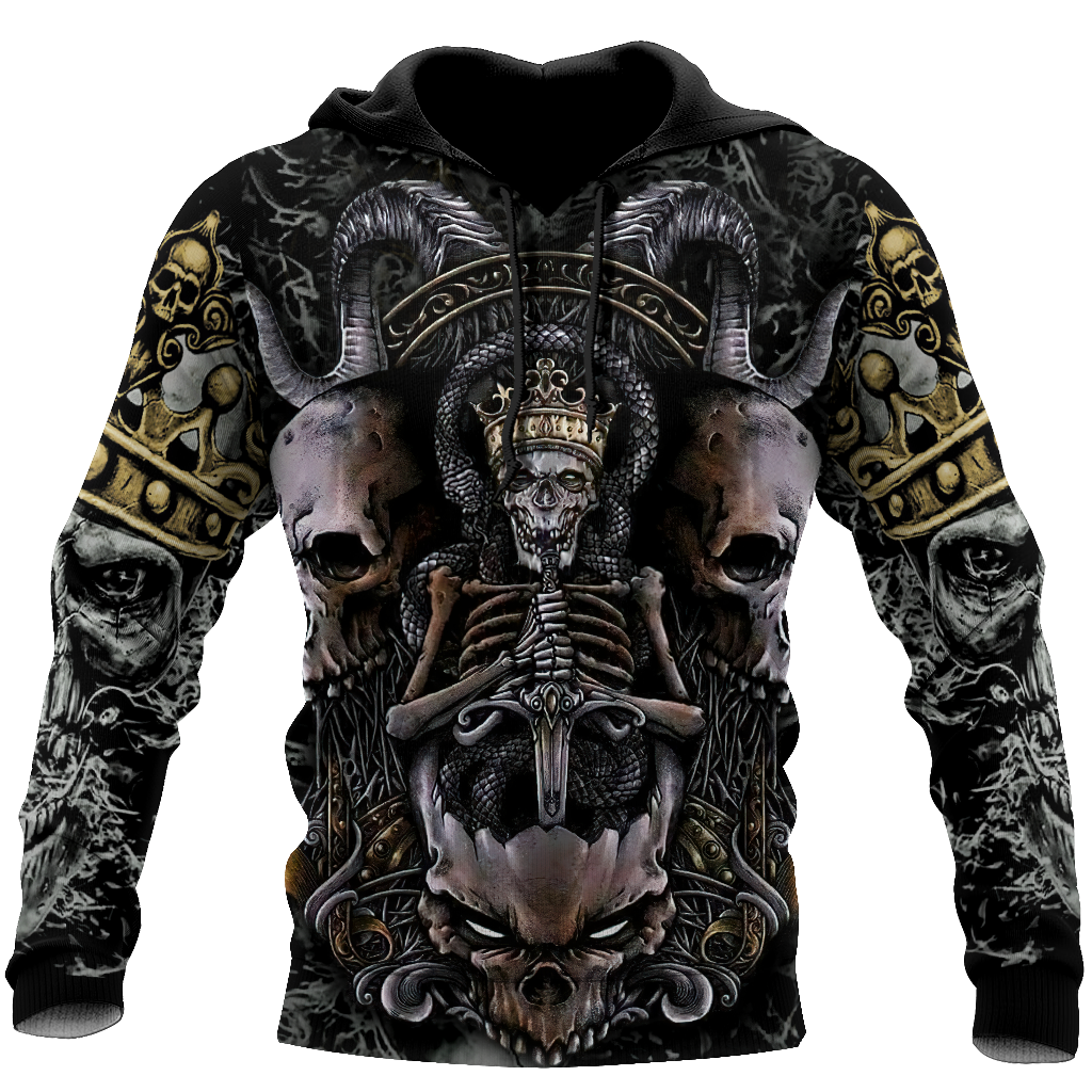 Premium Unisex All Over Printed Skull King Shirts MEI