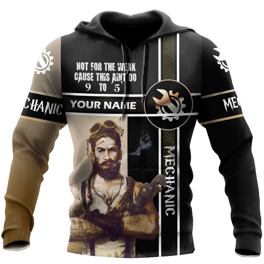 Mechanic Steampunk All Over Printed Hoodie For Men and Women TN