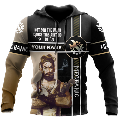 Mechanic Steampunk All Over Printed Hoodie For Men and Women TN