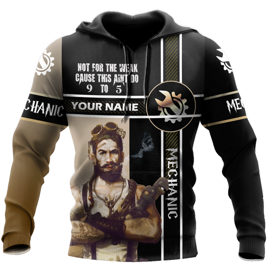 Mechanic Steampunk All Over Printed Hoodie For Men and Women TN
