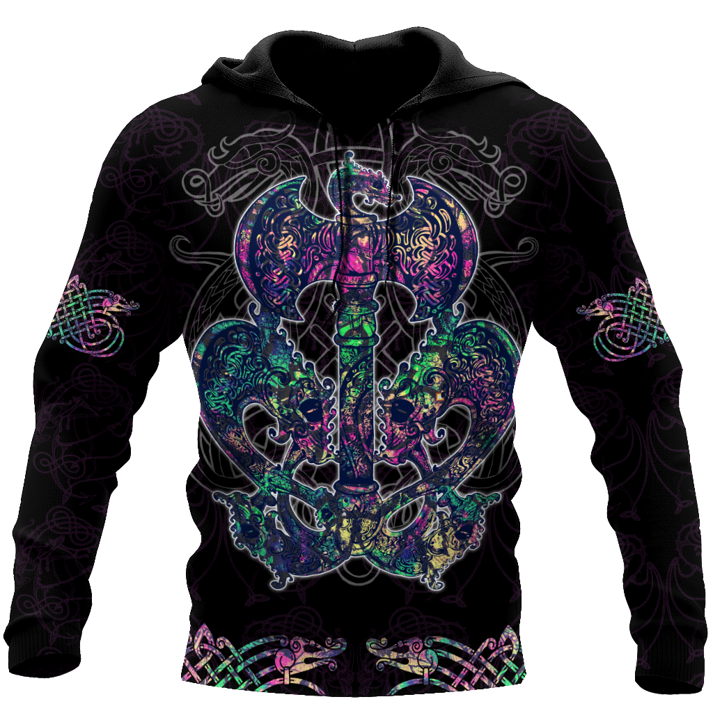 Love Viking tattoos 3D all over printed for man and women HHT27062001