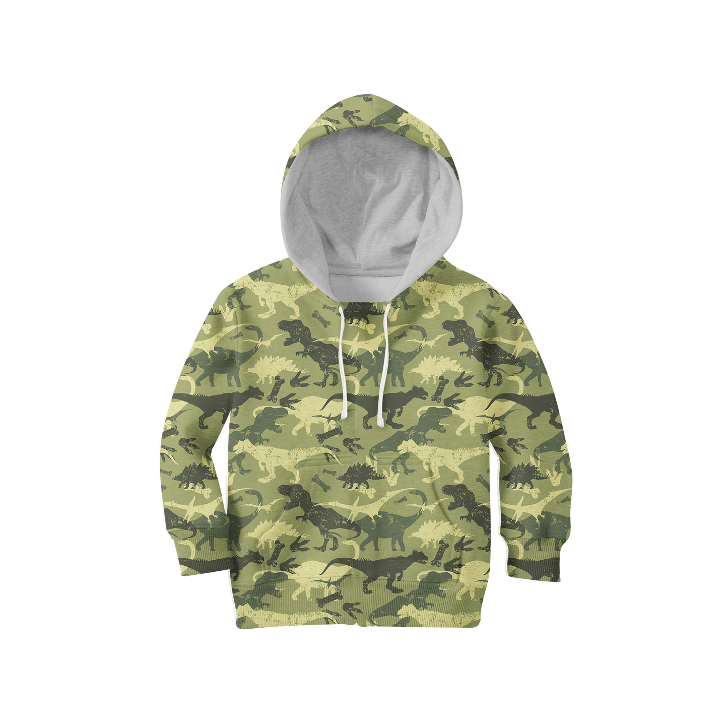 Dinosaur Beautiful Camo 3D all over printed shirts for Kids