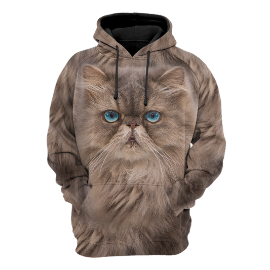 Persians Cat Face Hair Premium Hoodie Sweatshirt Cover