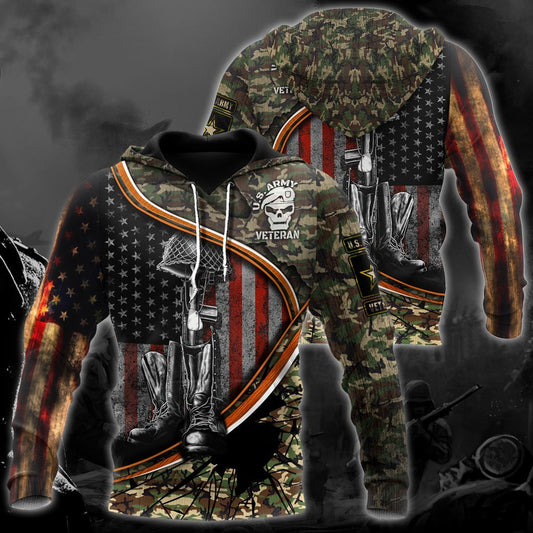 US Veteran 3D All Over Printed Shirt Hoodie MP18082001 - Amaze Style™-Apparel