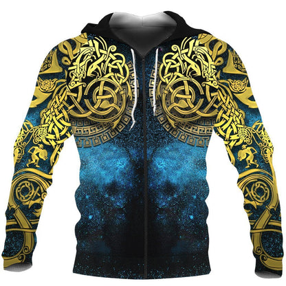 Viking Celtic Knot Tattoo All Over Design - Amaze Style™-Apparel
