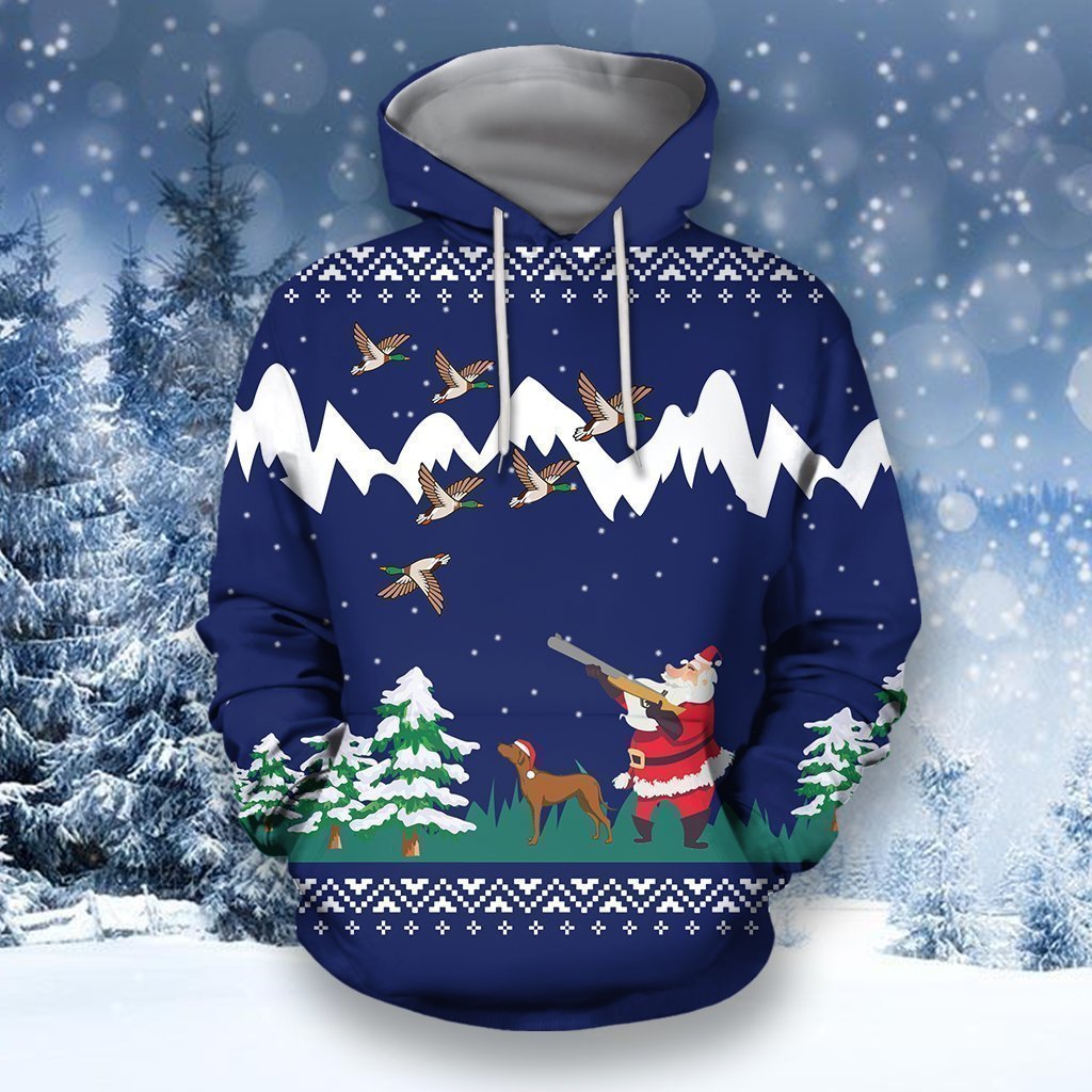 3D All Over Printed Duck Hunting Christmas - Amaze Style™-Apparel