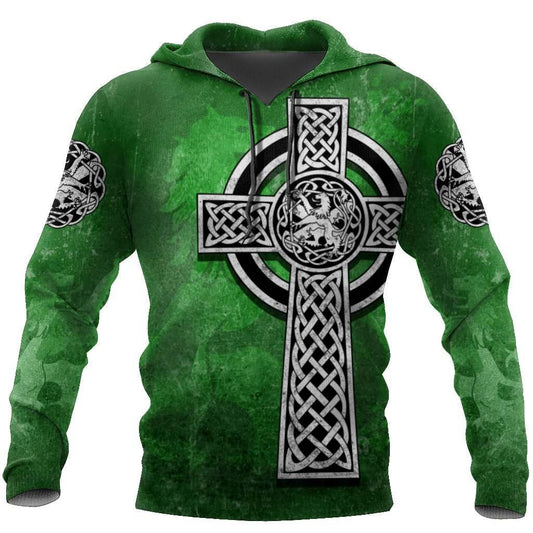 Celtic Cross Lion HAC MP741 - Amaze Style™-Apparel