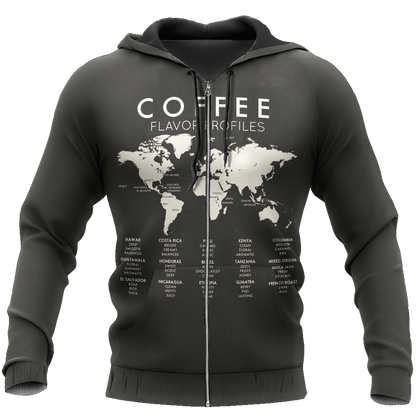 Beautiful Maps Coffee World 3D All Over Printed Differences Between Types Of World Coffee Shirts and Shorts Pi271102 PL - Amaze Style™-Apparel