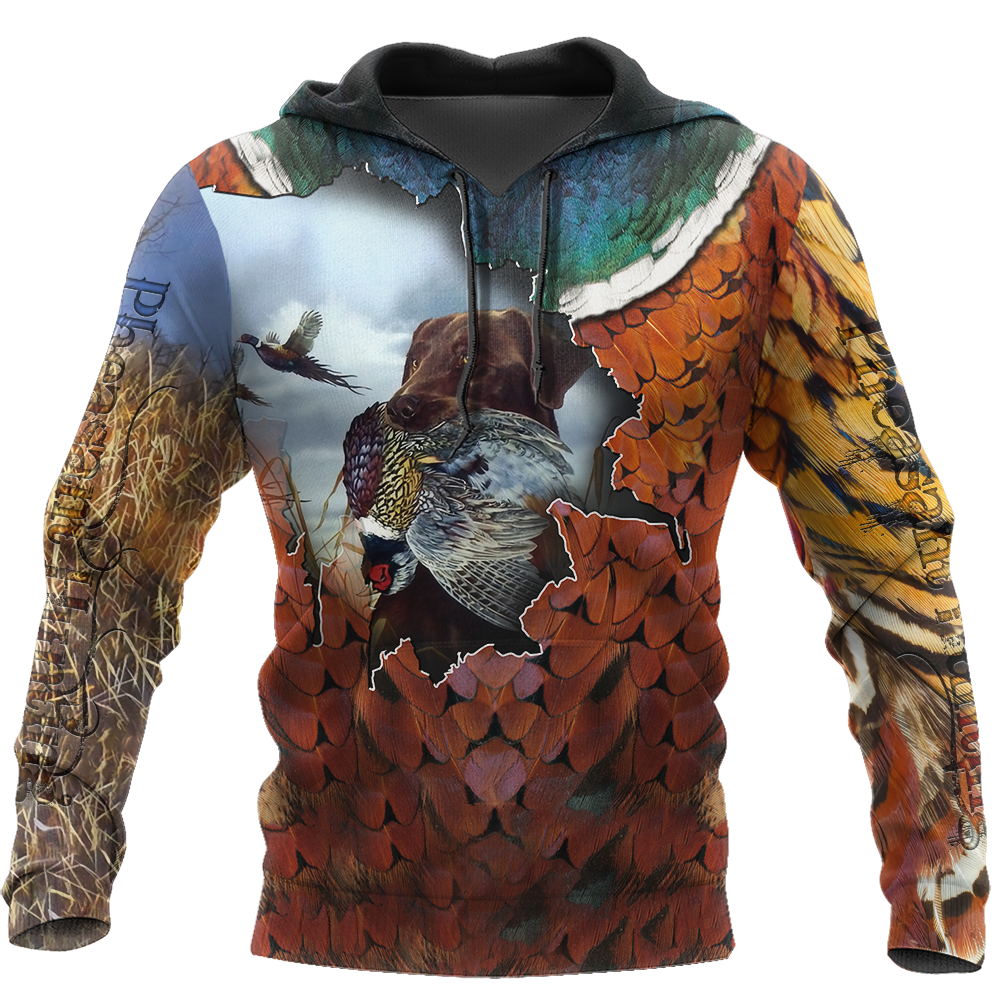 Pheasant Labrador Hunting 3D All Over Printed Shirts For Men And Women AZ100101 - Amaze Style™-Apparel