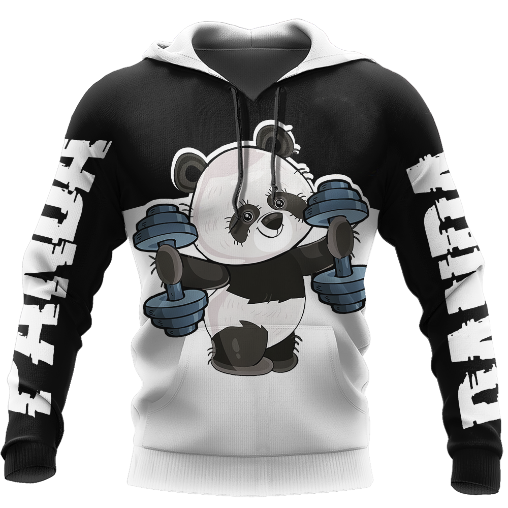Gymmer Panda 3D all over printed shirts for men and women AZ251201 PL - Amaze Style™-Apparel