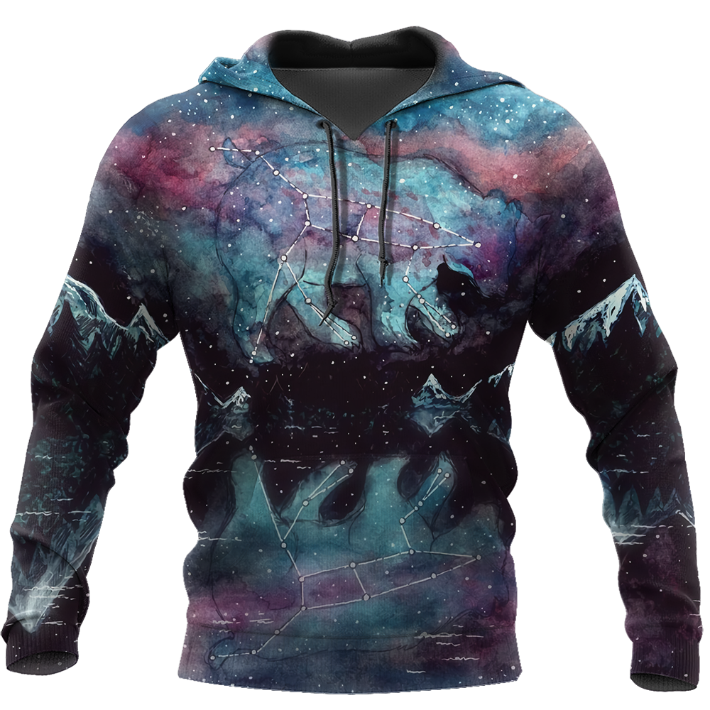 Love Bear Galaxy 3D all over printed shirts for men and women AZ091201 PL - Amaze Style™-Apparel