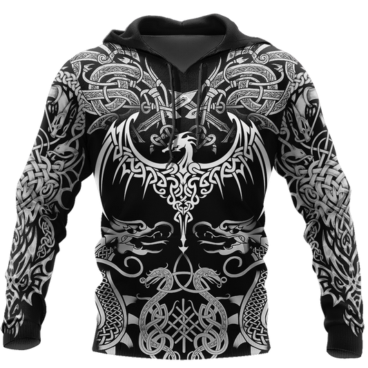Celtic Dragon Tattoo Art 3D All Over Printed Shirts Hoodie AZ020101 - Amaze Style™-Apparel