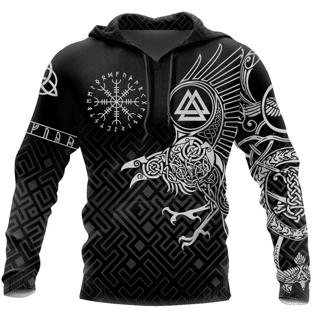 The Raven of Odin - Tattoo Style - Amaze Style™-Apparel