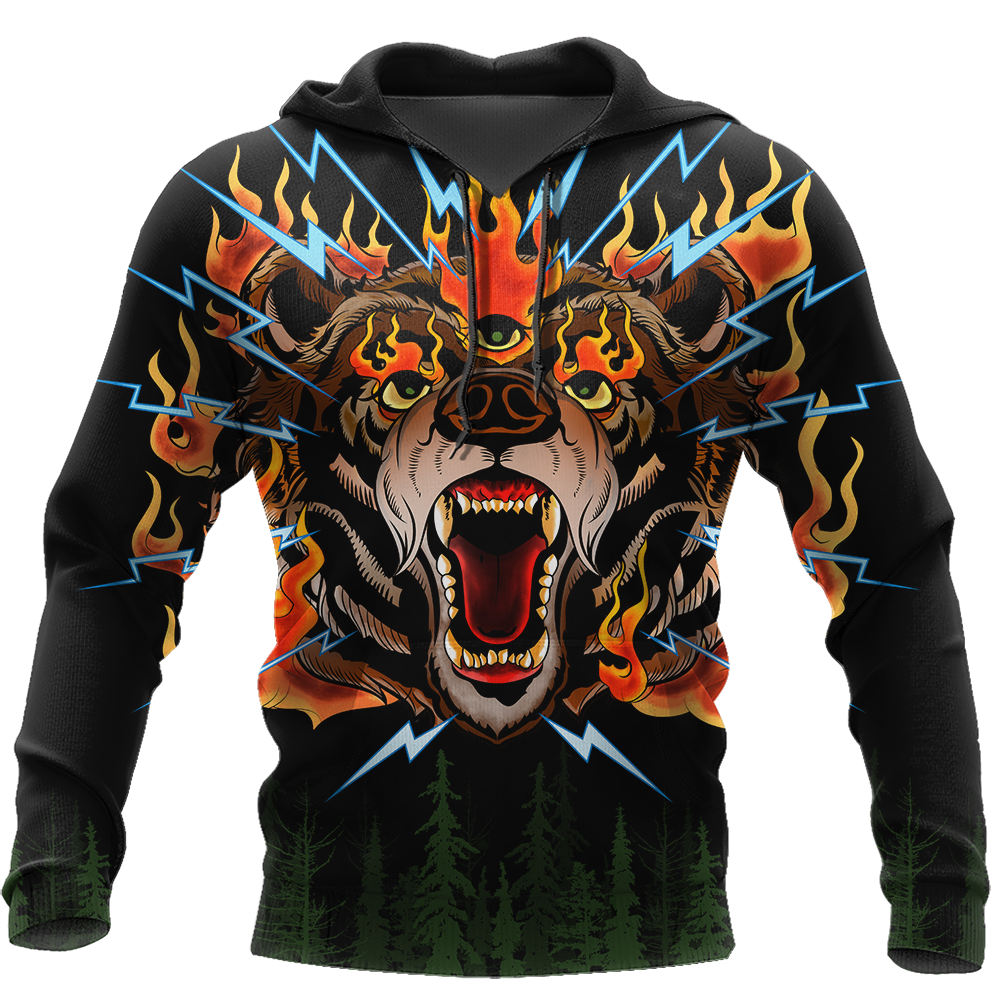 Love Bear Tattoo 3D all over printed shirts for men and women AZ091202 PL - Amaze Style™-Apparel