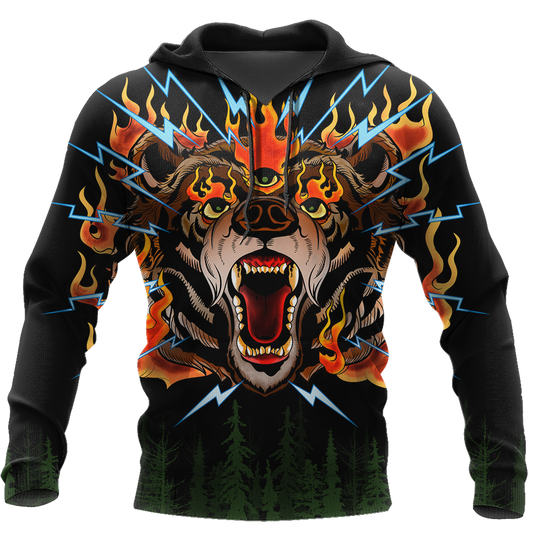 Love Bear Tattoo 3D all over printed shirts for men and women AZ091202 PL - Amaze Style™-Apparel