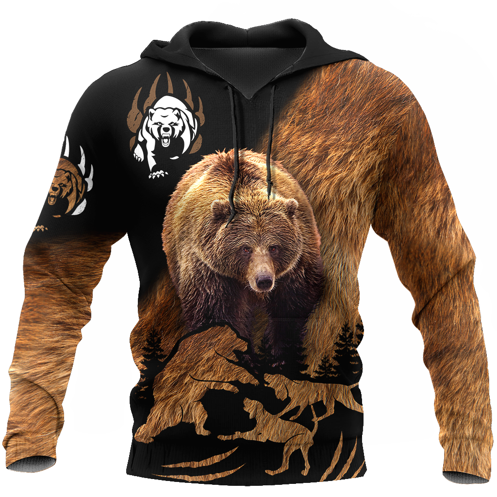 BEAR HUNTING CAMO 3D ALL OVER PRINTED SHIRTS FOR MEN AND WOMEN Pi071203 PL - Amaze Style™-Apparel