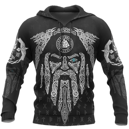3D All Over Printed Raven And Odin version 1.0 - Amaze Style™-Apparel