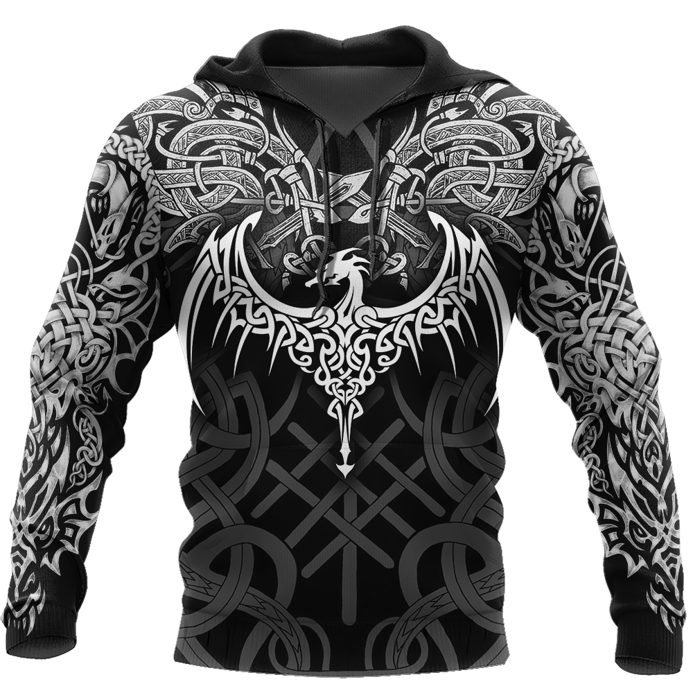 Celtic Dragon Tattoo Art 3D All Over Printed Shirts Hoodie AZ020102 - Amaze Style™-Apparel