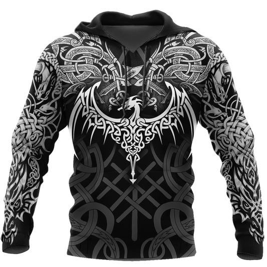 Celtic Dragon Tattoo Art 3D All Over Printed Shirts Hoodie AZ020102 - Amaze Style™-Apparel