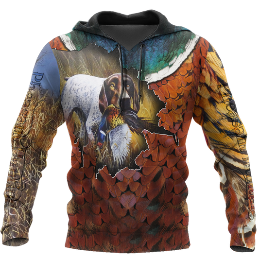 Pheasant GSP Hunting 3D All Over Printed Shirts For Men And Women AZ100102 - Amaze Style™-Apparel