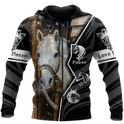 Beautiful Horse 3D All Over Printed shirt for Men and Women Pi040102 - Amaze Style™-Apparel