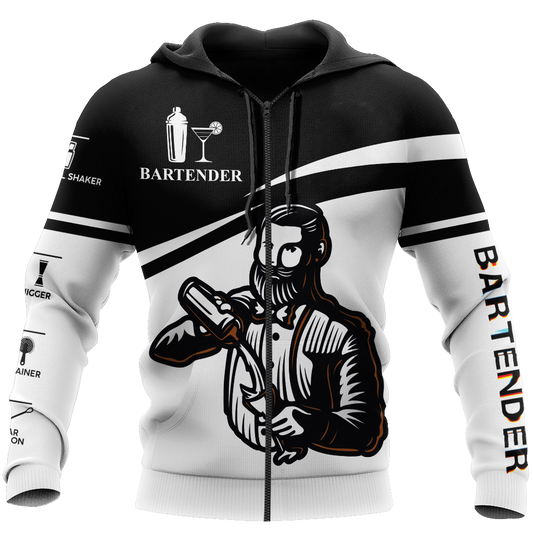 Bartender World 3D All Over Printed Differences Between Types Of World Shirts and Shorts Pi130102M PL - Amaze Style™-Apparel
