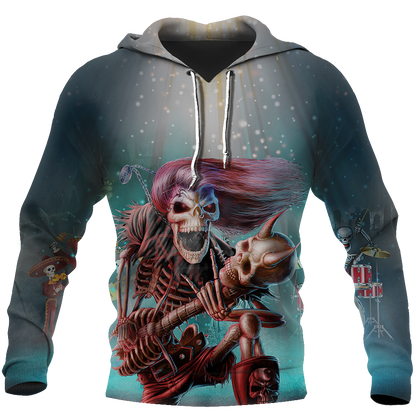 Music Is My Life And Skull Is My Love PL212 - Amaze Style™-Apparel