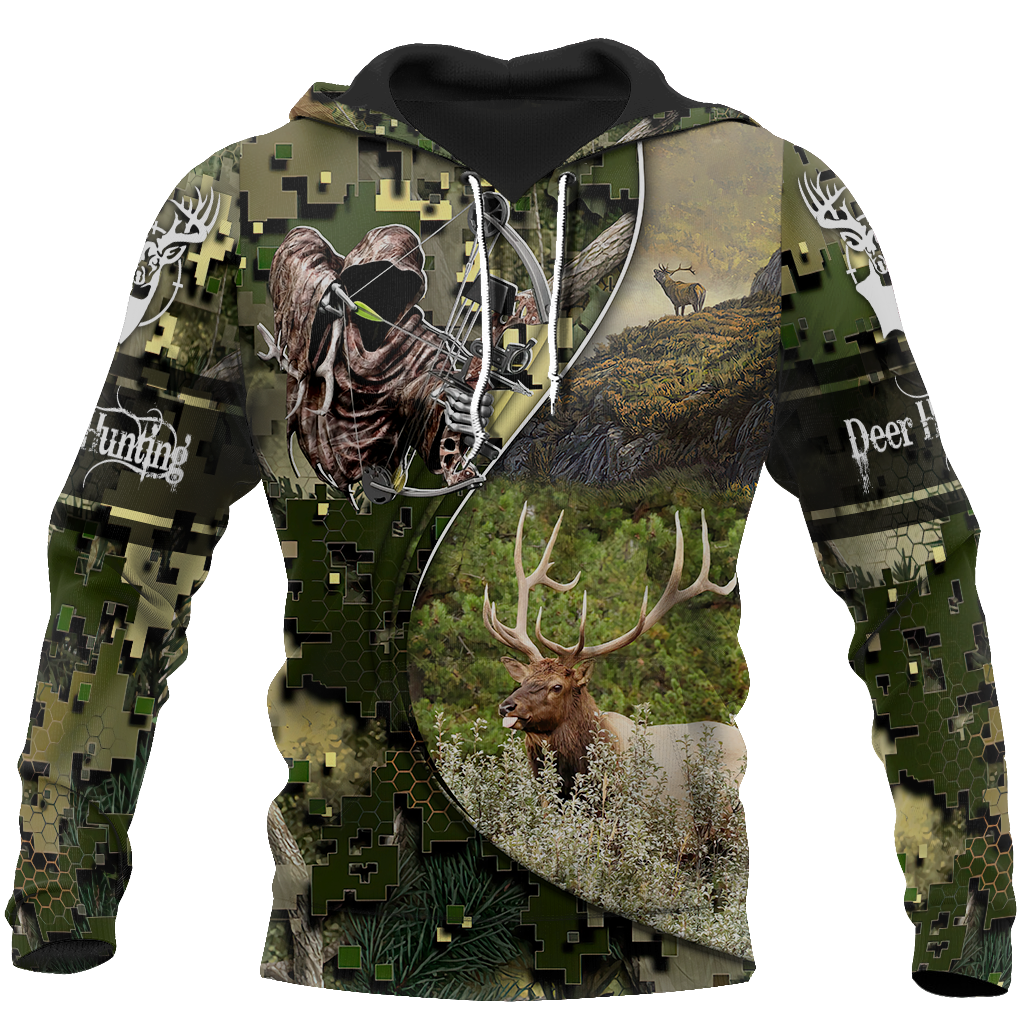 Dear hunting camo 3D all over printed shirts for men and women JJ261201 PL - Amaze Style™-Apparel