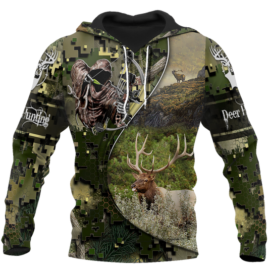 Dear hunting camo 3D all over printed shirts for men and women JJ261201 PL - Amaze Style™-Apparel