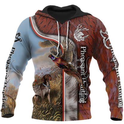Pheasant Hunting 3D All Over Printed Shirts For Men And Women JJ100101 - Amaze Style™-Apparel