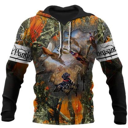 Pheasant Hunting 3D All Over Printed Shirts For Men And Women JJ170102 - Amaze Style™-Apparel