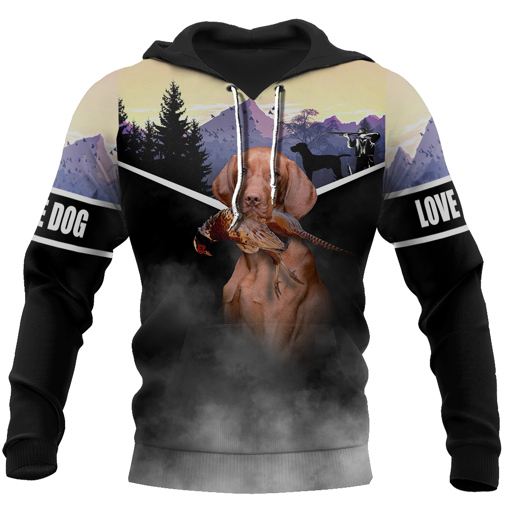 Pheasant Vizsla Hunting 3D All Over Printed Shirts For Men And Women JJ110203 - Amaze Style™-Apparel