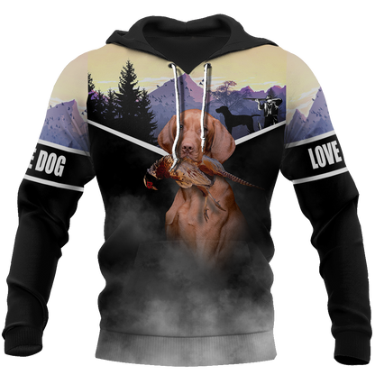 Pheasant Vizsla Hunting 3D All Over Printed Shirts For Men And Women JJ110203 - Amaze Style™-Apparel