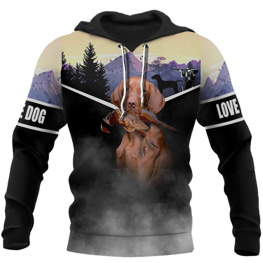 Pheasant Vizsla Hunting 3D All Over Printed Shirts For Men And Women JJ110203 - Amaze Style™-Apparel