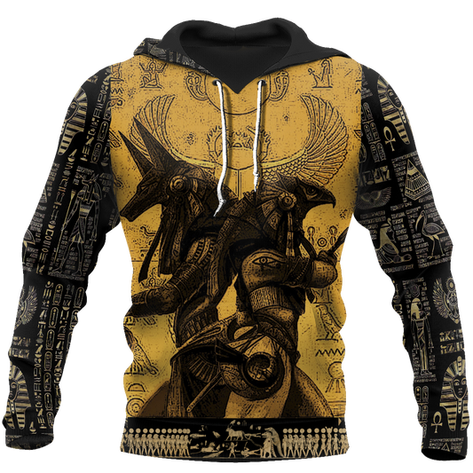 Anubis Ancient Egypt 3D All Over Printed Hoodie Clothes JJ070302 - Amaze Style™-Apparel