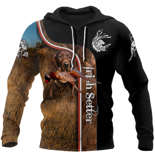 Pheasant Setter Hunting 3D All Over Printed Shirts For Men And Women JJ100201 - Amaze Style™-Apparel