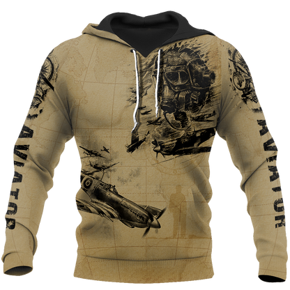 Aviator fly high brave and safe all over printed shirts for men and women JJ030101 - Amaze Style™-Apparel