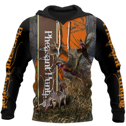 Pheasant Hunting 3D All Over Printed Shirts For Men And Women JJ100103 - Amaze Style™-Apparel