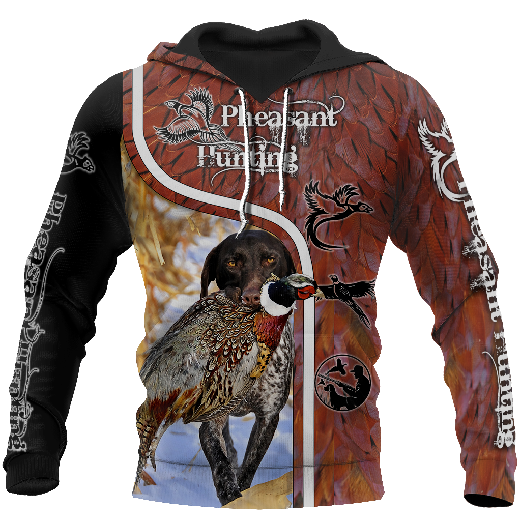 Pheasant Hunting 3D All Over Printed Shirts For Men And Women JJ100102 - Amaze Style™-Apparel
