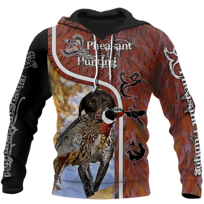 Pheasant Hunting 3D All Over Printed Shirts For Men And Women JJ100102 - Amaze Style™-Apparel