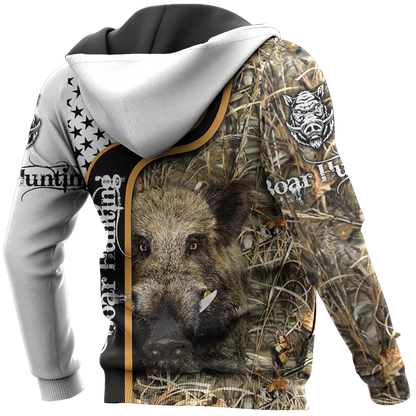 BOAR HUNTING CAMO 3D ALL OVER PRINTED SHIRTS FOR MEN AND WOMEN Pi041201 PL - Amaze Style™-Apparel