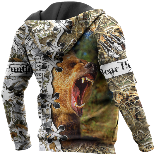 BEAR HUNTING CAMO 3D ALL OVER PRINTED SHIRTS FOR MEN AND WOMEN Pi061201 PL - Amaze Style™-Apparel