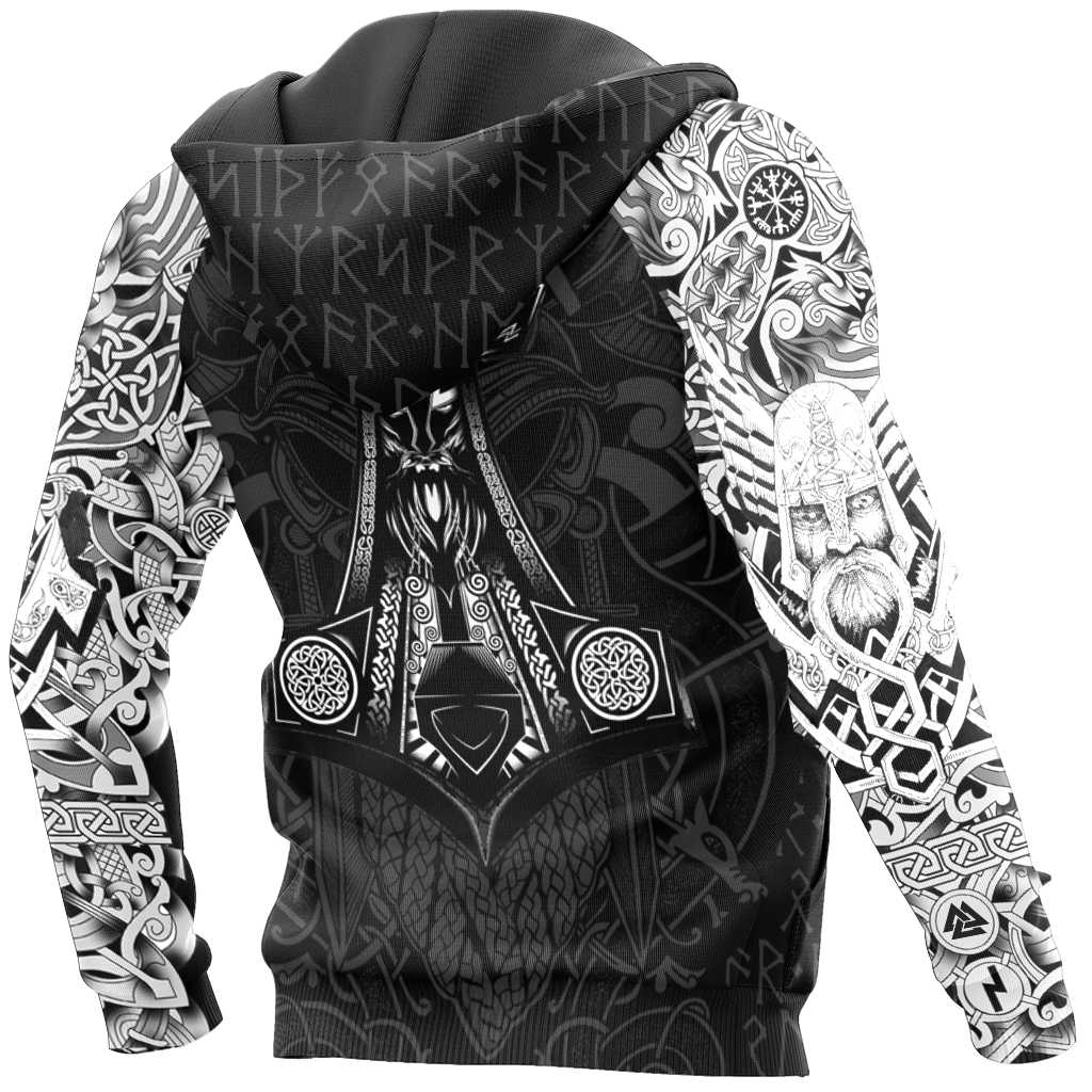 Vikings Odin Hoodie - Amaze Style™-Apparel