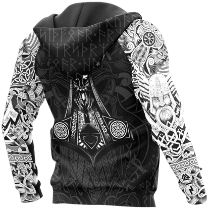 Vikings Odin Hoodie - Amaze Style™-Apparel