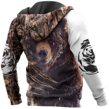 BEAR HUNTING CAMO 3D ALL OVER PRINTED SHIRTS FOR MEN AND WOMEN Pi071202 PL - Amaze Style™-Apparel