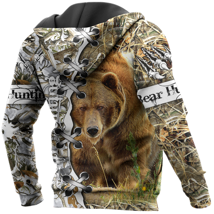 BEAR HUNTING CAMO 3D ALL OVER PRINTED SHIRTS FOR MEN AND WOMEN Pi061202 PL - Amaze Style™-Apparel