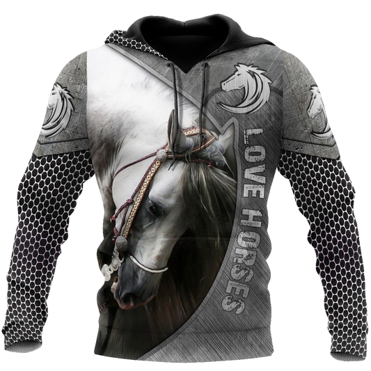 Love Beautiful Horse 3D All Over Printed Shirts MP12052001 - Amaze Style™-Apparel