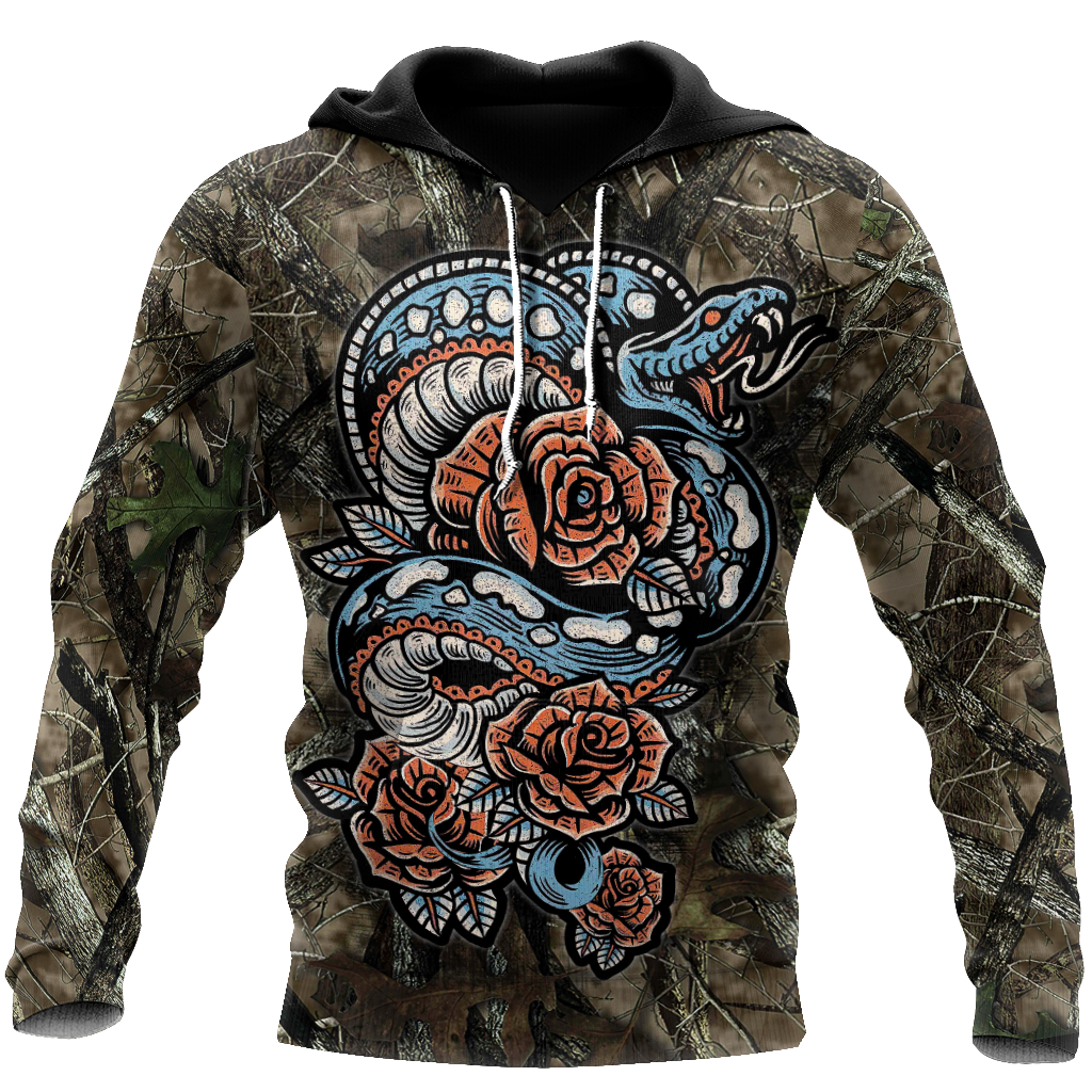 Snake 3D All Over Printed Unisex Shirt